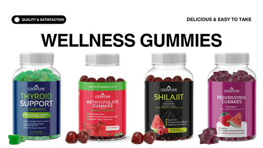 CogniTune Gummy Supplements for holiday wellness support