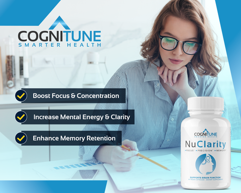 NuClarity Nootropic Brain Supplement, 60 Capsules