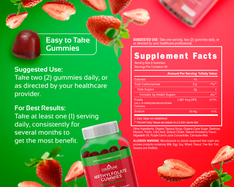 Methylfolate Focus Gummies | Clarity + Calm