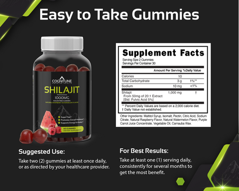 Shilajit Charge Gummies | Ancient Power