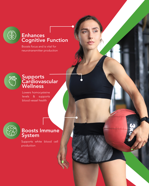 Methylfolate Gummies - Clarity + Calm, Great for Kids & Adults, Natural Strawberry Flavor