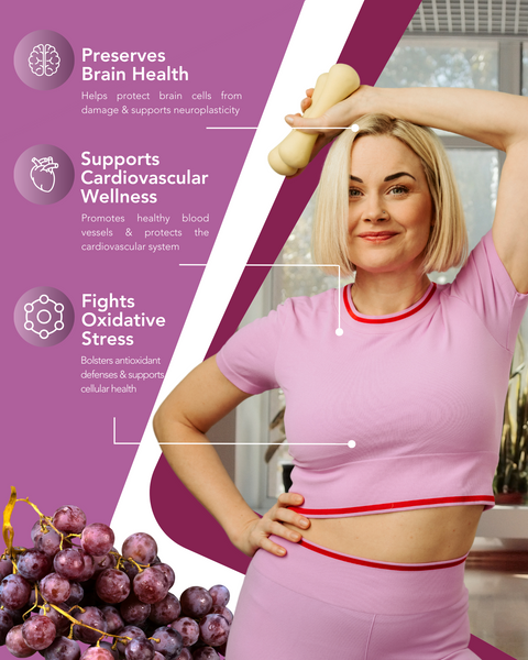 Resveratrol Gummies Supplement - Support Heart, Brain & Cellular Health, Sugar Free, Raspberry Watermelon Flavor