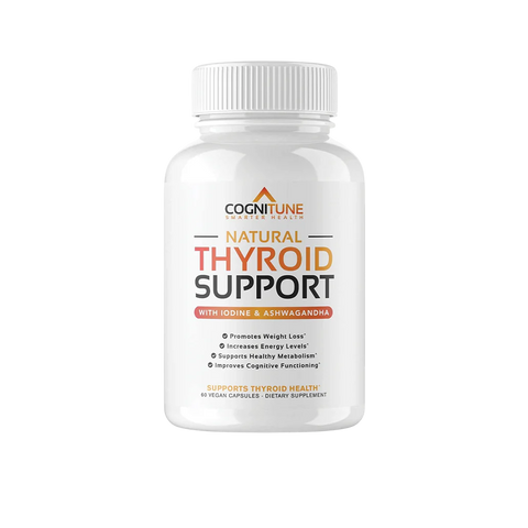 Thyroid Support, Boost Metabolism, Energy & Focus, 60 Capsules