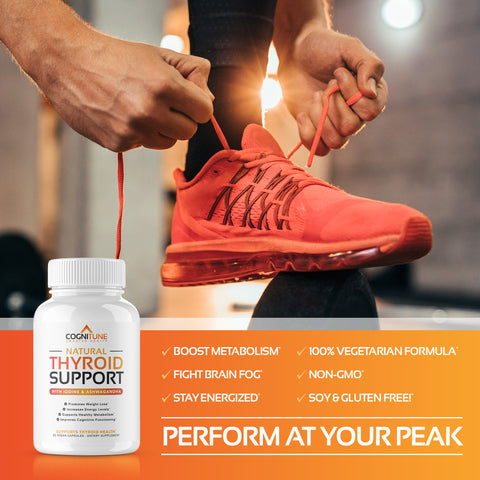 Complete Thyroid Support Supplement -  Boost Metabolism, Energy & Focus, 60 Capsules