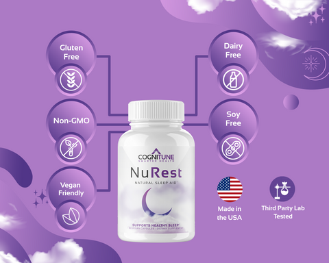 NuRest Natural Sleep Aid, 60 Capsules